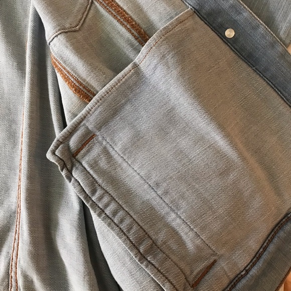 Eileen Fisher Organic Cotton Stretch Jean Jacket - Picture 8 of 9